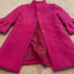 Janie and Jack pink bow back jacket 2T